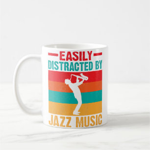 Mug Facilement Distrait Par La Musique Jazz