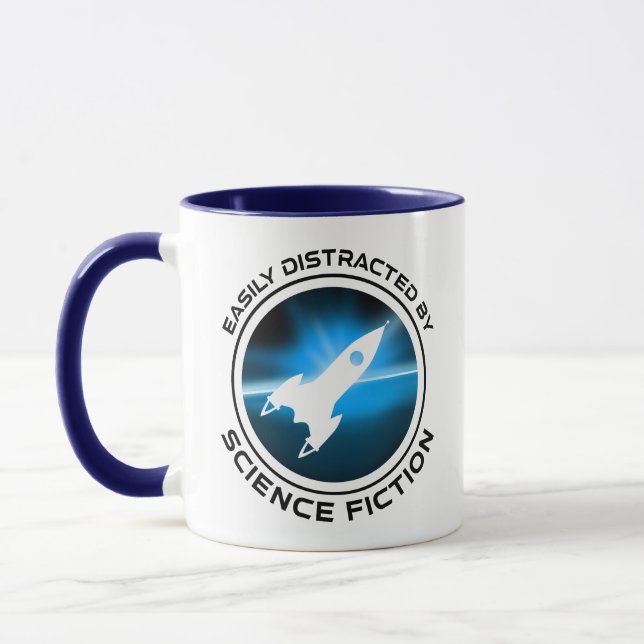 Mug Facilement Distrait Par La Science-Fiction (Gauche)