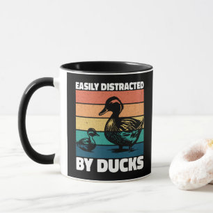 Mug Facilement distrait par l'amant des canards Cool é