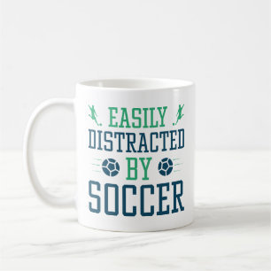 Mug Facilement Distrait Par Le Football