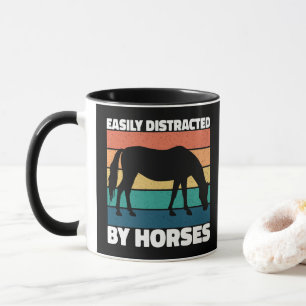 Mug Facilement Distrait Par Les Amoureux De Chevaux Mi