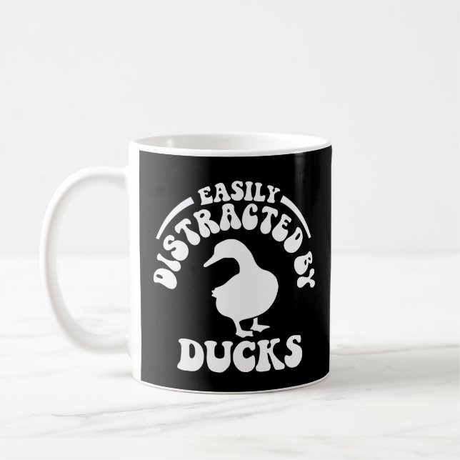 Mug Facilement Distrait Par Les Canards (Gauche)