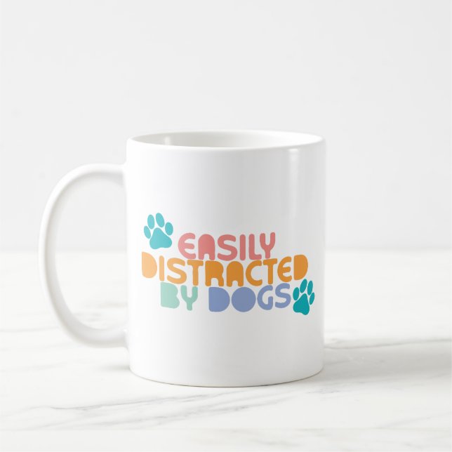 Mug Facilement distrait par les chiens (Gauche)