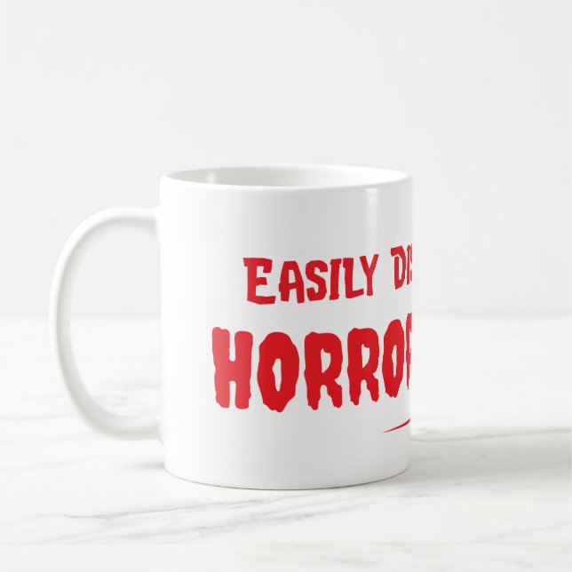 Mug Facilement Distrait Par Les Films D'horreur Slashe (Gauche)
