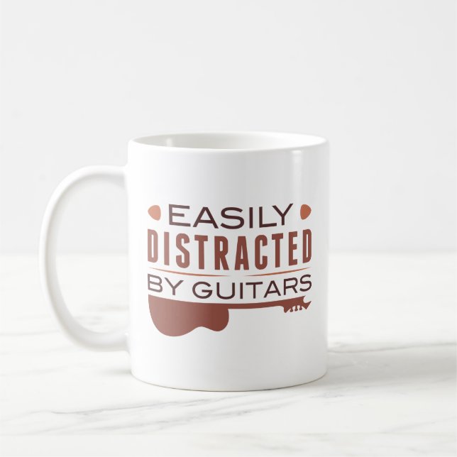 Mug Facilement Distrait Par Les Guitares (Gauche)