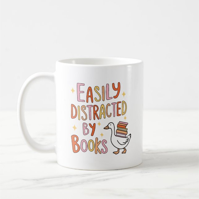 Mug Facilement distrait par les livres  (Gauche)