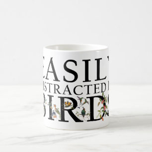 Mug Facilement Distrait Par Les Oiseaux