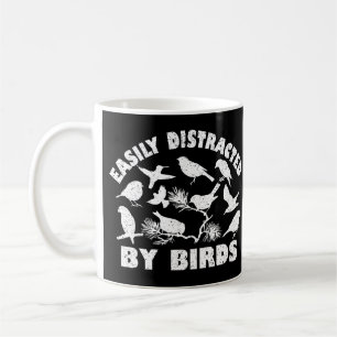 Mug Facilement Distrait Par Les Oiseaux