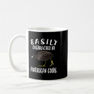 Mug Facilement Distrait Par Les Oiseaux De Coots Améri