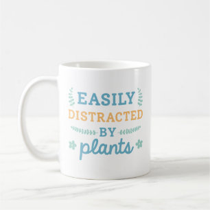 Mug Facilement Distrait Par Les Plantes