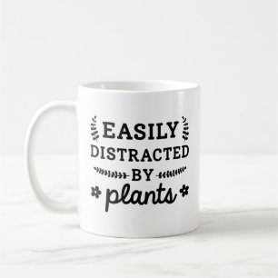 Mug Facilement Distrait Par Les Plantes