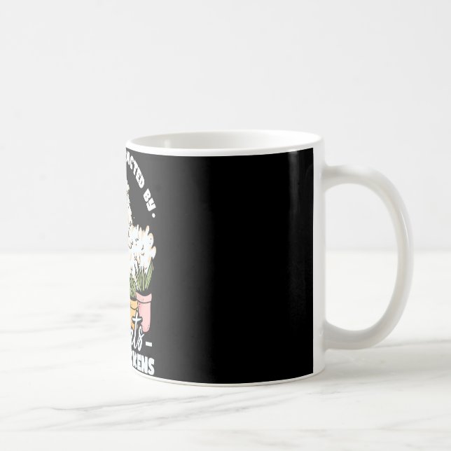 Mug Facilement Distrait Par Les Plantes Et Les Poules  (Droite)