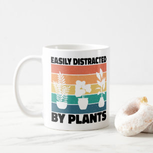 Mug Facilement Distrait Par Les Plantes Plantation Amo