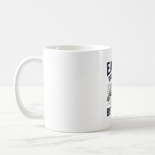 Mug Facilement Distrait Par Les Tortues Design De T-Sh (Gauche)