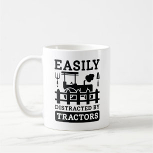 Mug Facilement Distrait Par Les Tracteurs
