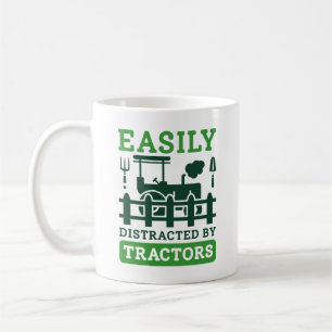 Mug Facilement Distrait Par Les Tracteurs