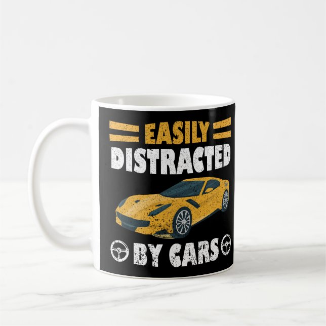 Mug Facilement Distrait Par Les Voitures (Gauche)
