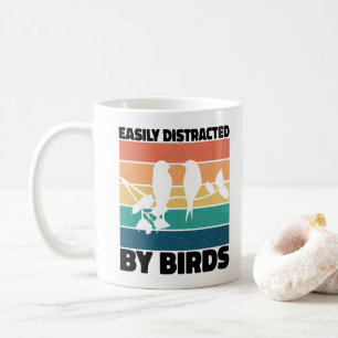 Mug Facilement Distrait Par Oiseaux Oiseaux Oiseaux An