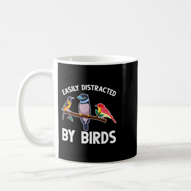 Mug Facilement Distrait Par Oiseaux Oiseaux Oiseaux Oi (Gauche)