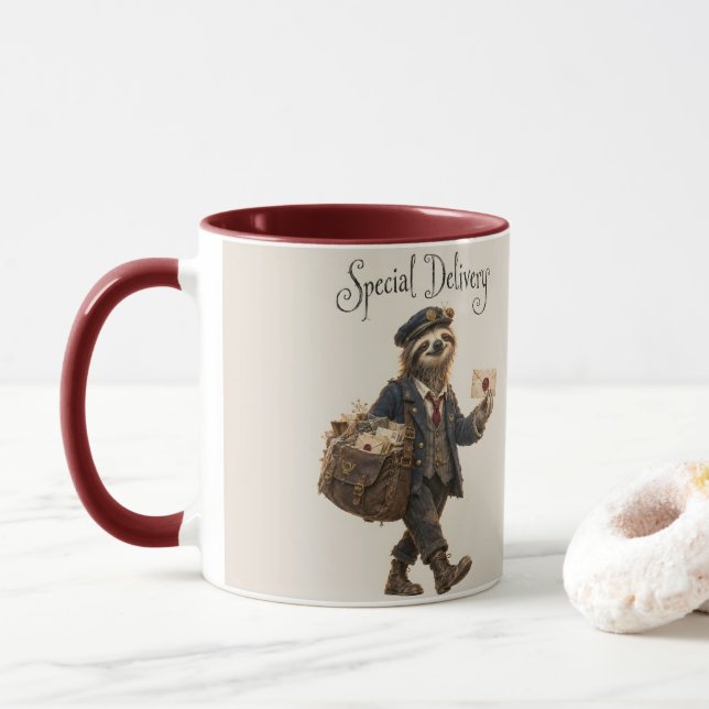 Mug Facteur paresseux (Avec donut)