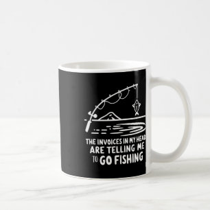 Mug Factures Dans Ma Tête Pêche Drôle Comptabilité Cpa