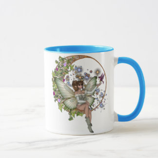 Mug Faery floral de lune de KRW