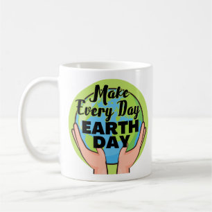 Mug Faire chaque jour Jour des terres, sensibilisation