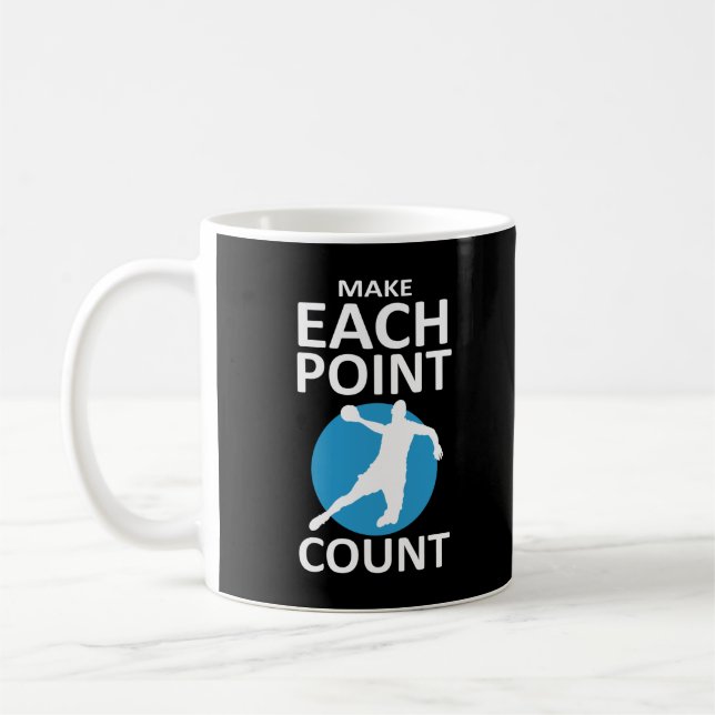 Mug Faire chaque nombre de points - Handball (Gauche)