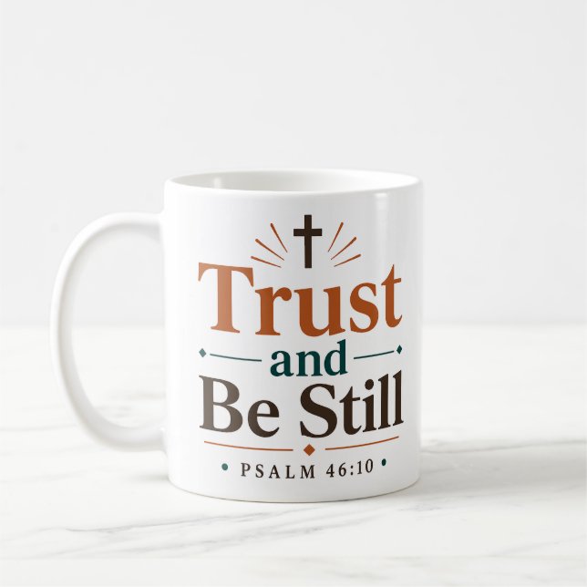 Mug Faire Confiance Et Rester Immobile Déclaration Chr (Gauche)