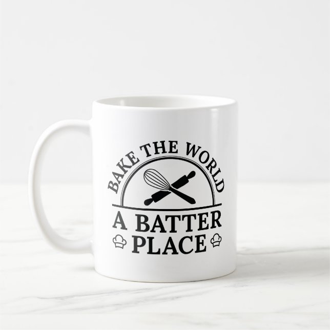 Mug Faire Cuire Le Monde Un Lieu Battu (Gauche)