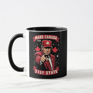 Mug Faire de l'Amérique 51e État Canadien Américain