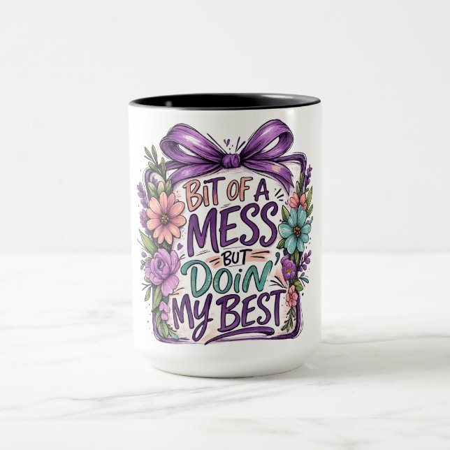 Mug Faire de mon mieux (Centre)