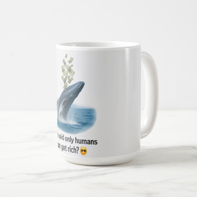 Mug Faire des vagues, gagner de l'argent - Poster de l (Devant droit)
