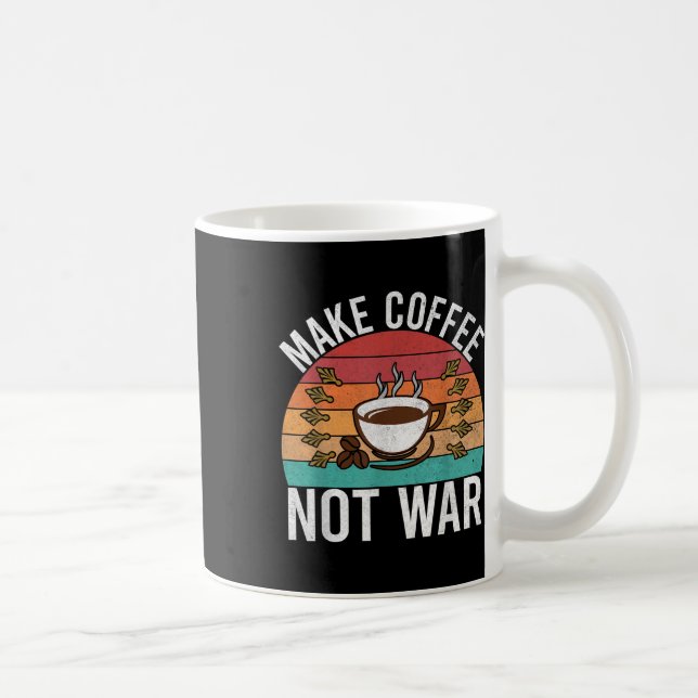 Mug Faire du café pas de la guerre Barista (Droite)