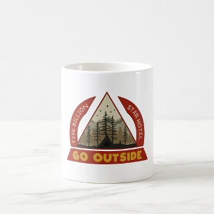 Mug Faire du camping en plein air
