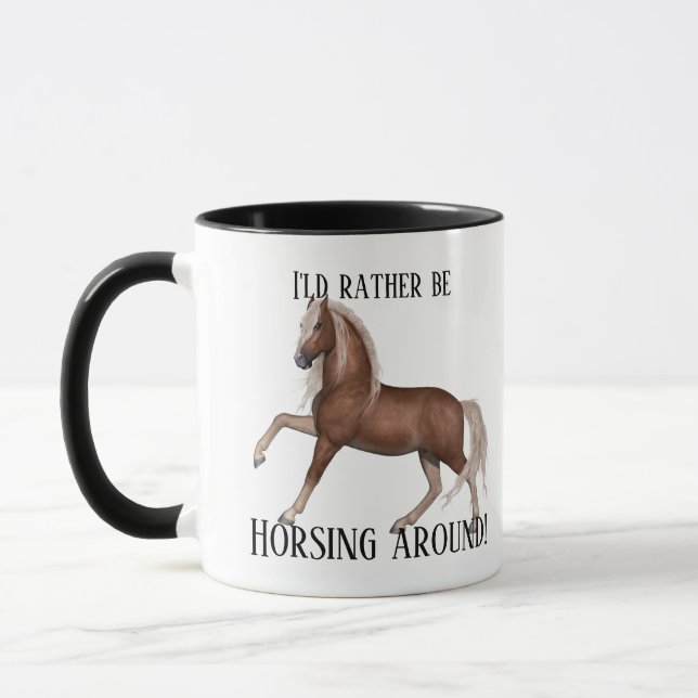 Mug Faire du cheval autour (Gauche)