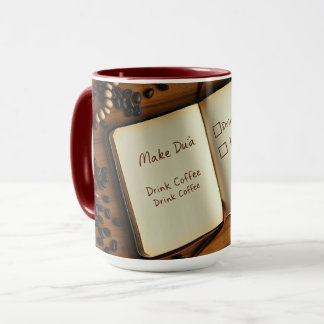 Mug Faire Dua, Boire du Café, Travailler Produit Islam