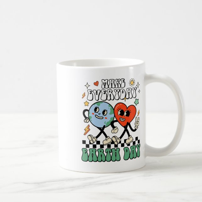 Mug Faire Jour des terres tous les jours mignon Jour d (Droite)
