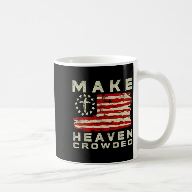 Mug Faire le ciel bondé Foi chrétienne Bible Drapeau d (Droite)