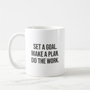 Mug Faire Le Travail - Succès Hustle Gym Motivationnel