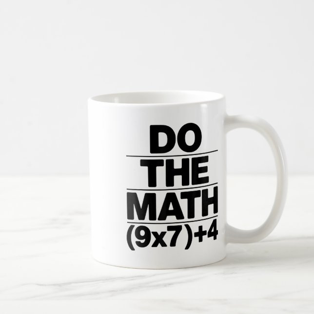 Mug Faire l'équation mathématique Thanksgiving enseign (Droite)