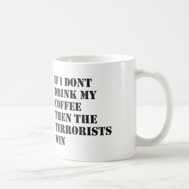 Mug Faire ma pièce pour la paix (Droite)