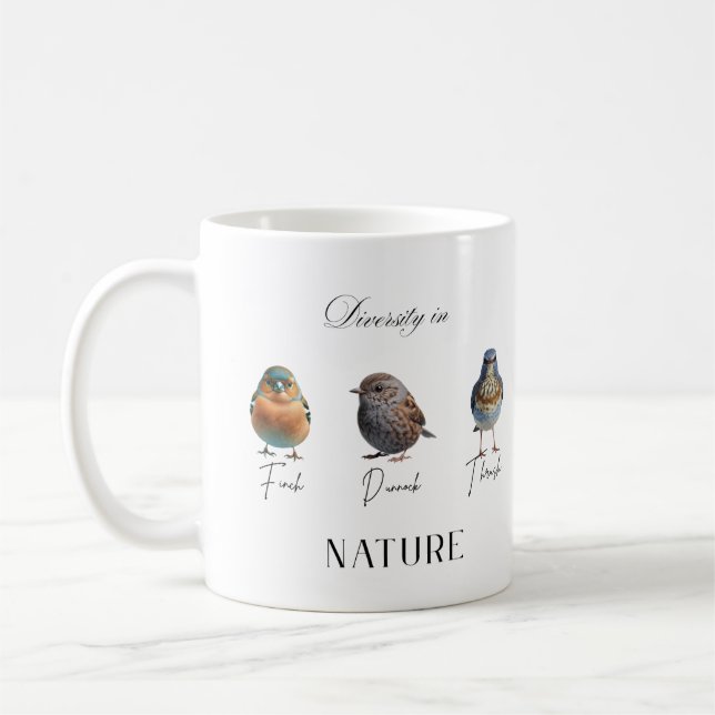 Mug Faire place à la diversité : célébrer l'harmonie d (Gauche)