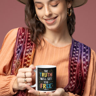 Mug Faire place à la liberté : La vérité vous libérera