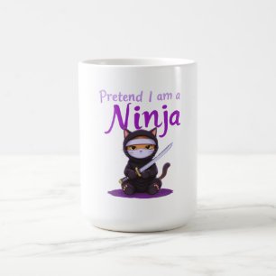 Mug Faire semblant d'être un Ninja - Drôle costume d'H