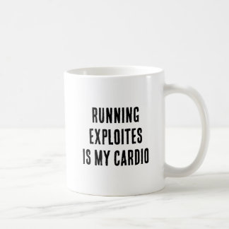 Mug Faire tourner des Exploits est mon Cardio Drôle Ha