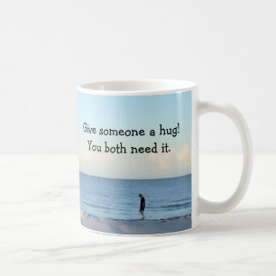Mug "Faire un câlin à quelqu'un"