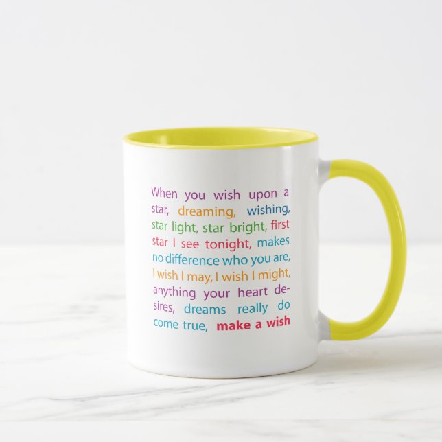 Mug Faire un voeu (Droite)