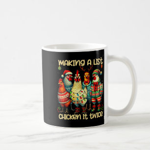 Mug Faire une liste de poulet deux fois maman poulet d