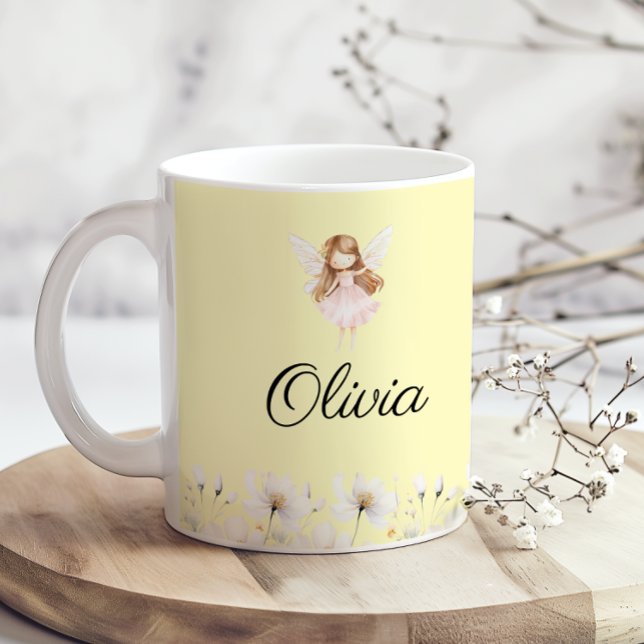 Mug Fairy Cute Garden Enchanted Nom personnalisé (Créateur téléchargé)